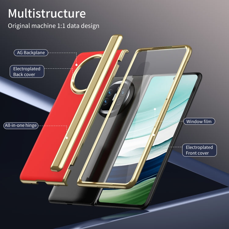 For Huawei Mate X5 Integrated AG Frosted Vacuum Plating Phone Case(Red) - Huawei Cases by PMC TechLife | Online Shopping South Africa | PMC TechLife | Buy Now Pay Later Mobicred