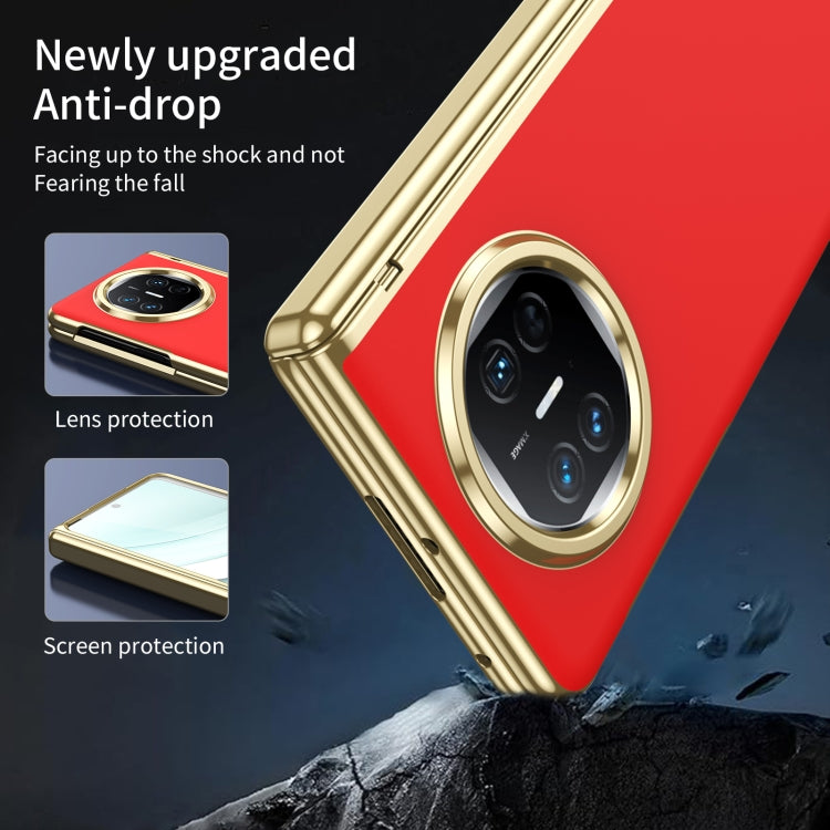 For Huawei Mate X5 Integrated AG Frosted Vacuum Plating Phone Case(Red) - Huawei Cases by PMC TechLife | Online Shopping South Africa | PMC TechLife | Buy Now Pay Later Mobicred
