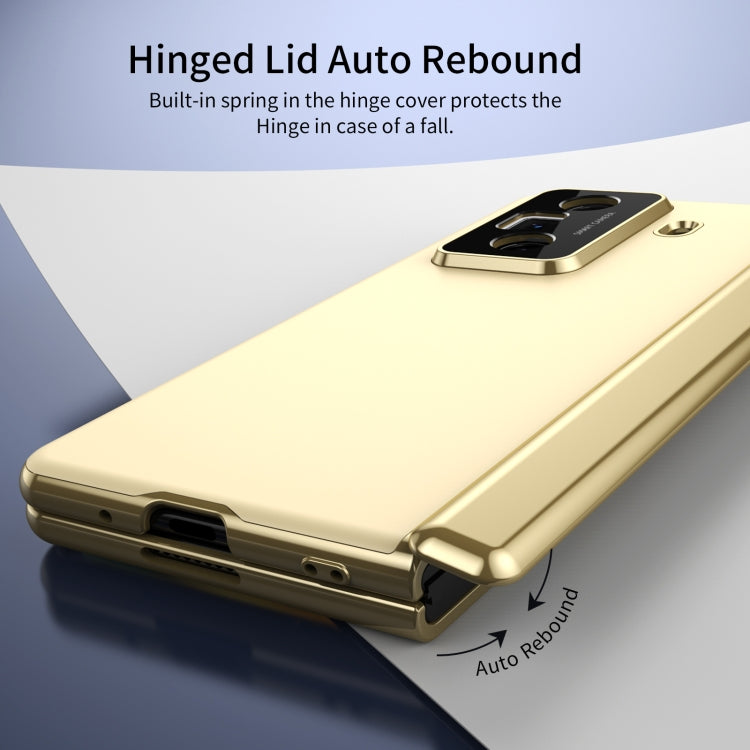 For Honor Magic Vs3 Integrated AG Frosted Vacuum Plating Phone Case(Gold) - Honor Cases by PMC TechLife | Online Shopping South Africa | PMC TechLife | Buy Now Pay Later Mobicred