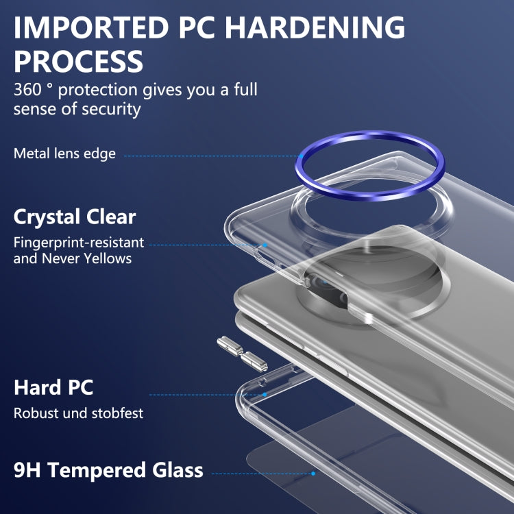 For Huawei Mate X3 lce Folding Series Integrated Clear PC Phone Case(Royal Blue) - free shipping - PMC TechLife - Order now!