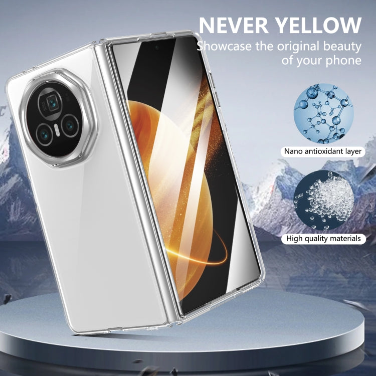 For Honor Magic V3 lce Folding Series Integrated Clear PC Phone Case(Silver) - Honor Cases by PMC TechLife | Online Shopping South Africa | PMC TechLife | Buy Now Pay Later Mobicred