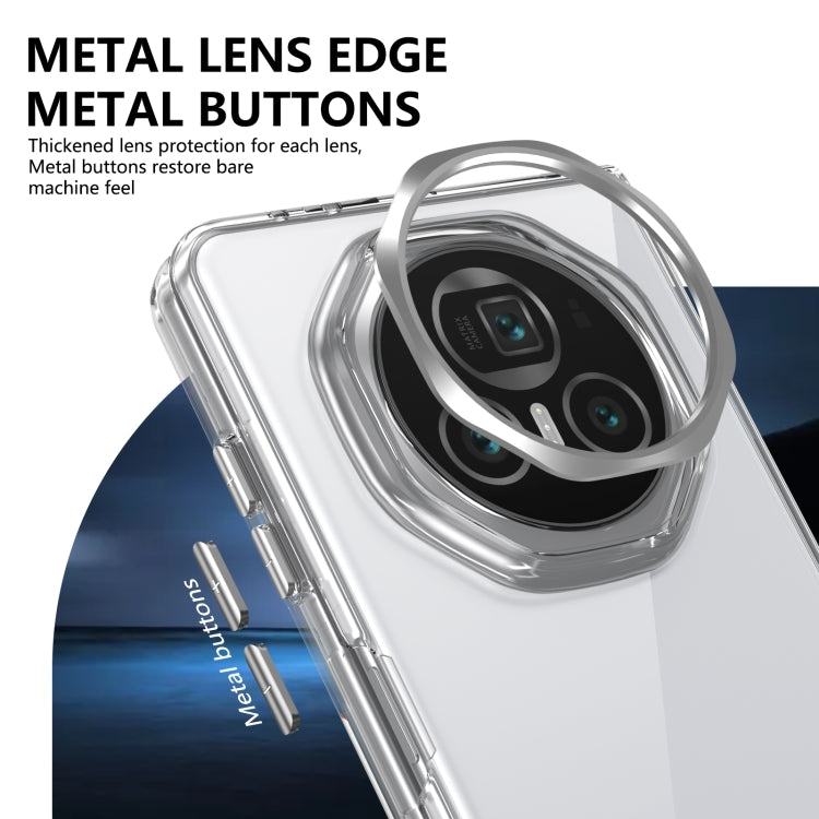 For Honor Magic V3 lce Folding Series Integrated Clear PC Phone Case(Silver) - Honor Cases by PMC TechLife | Online Shopping South Africa | PMC TechLife | Buy Now Pay Later Mobicred