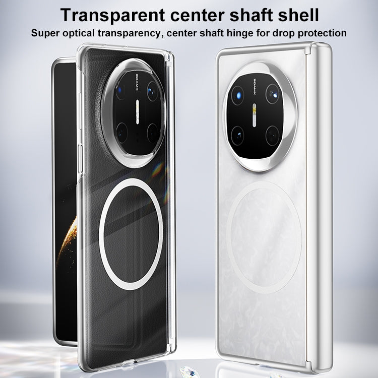 For Huawei Mate X5 / X3 Clear MagSafe PC Full Coverage Phone Case(Black) - Huawei Cases by PMC TechLife | Online Shopping South Africa | PMC TechLife | Buy Now Pay Later Mobicred