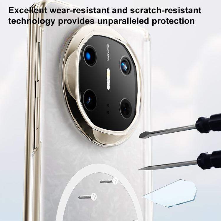 For Huawei Mate X5 / X3 Clear MagSafe PC Full Coverage Phone Case(Black) - Huawei Cases by PMC TechLife | Online Shopping South Africa | PMC TechLife | Buy Now Pay Later Mobicred