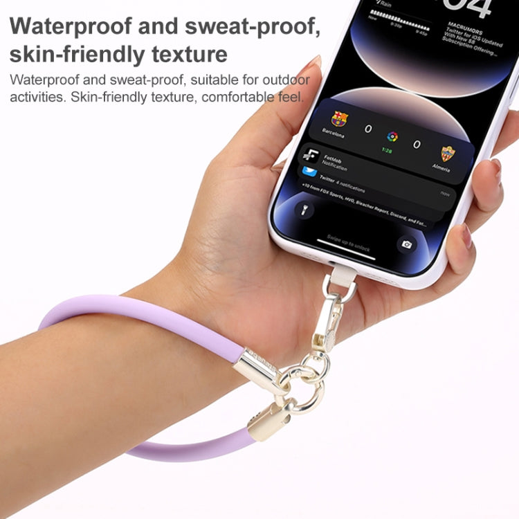 DUX DUICS Stoyobe PL-II Universal Silicone Phone Wrist Strap Anti-lost Lanyard(Black) - Lanyards & Wrist Straps by DUX DUCIS | Online Shopping South Africa | PMc TechLife | Buy Now Pay Later Mobicred