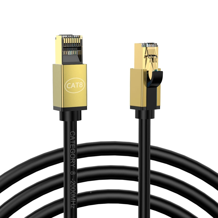 8m Home Fiber Bandwidth 10 Gigabit CAT8 Network Cable(Gold) - free shipping - PMC TechLife - Order now!