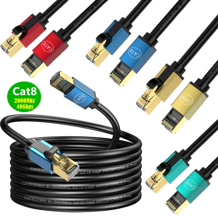 3m Home Fiber Bandwidth 10 Gigabit CAT8 Network Cable(Blue) - Lan Cable and Tools by PMC TechLife | Online Shopping South Africa | PMC TechLife | Buy Now Pay Later Mobicred