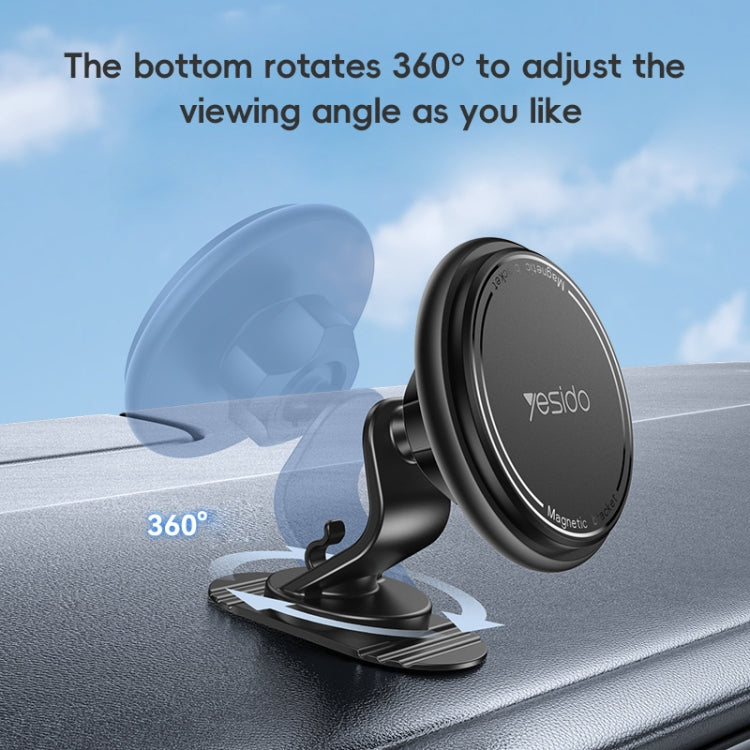 Yesido C220 Car Center Console MagSafe Magnetic Phone Holder(Black) - Universal Car Holders by Yesido | Online Shopping South Africa | PMC TechLife | Buy Now Pay Later Mobicred