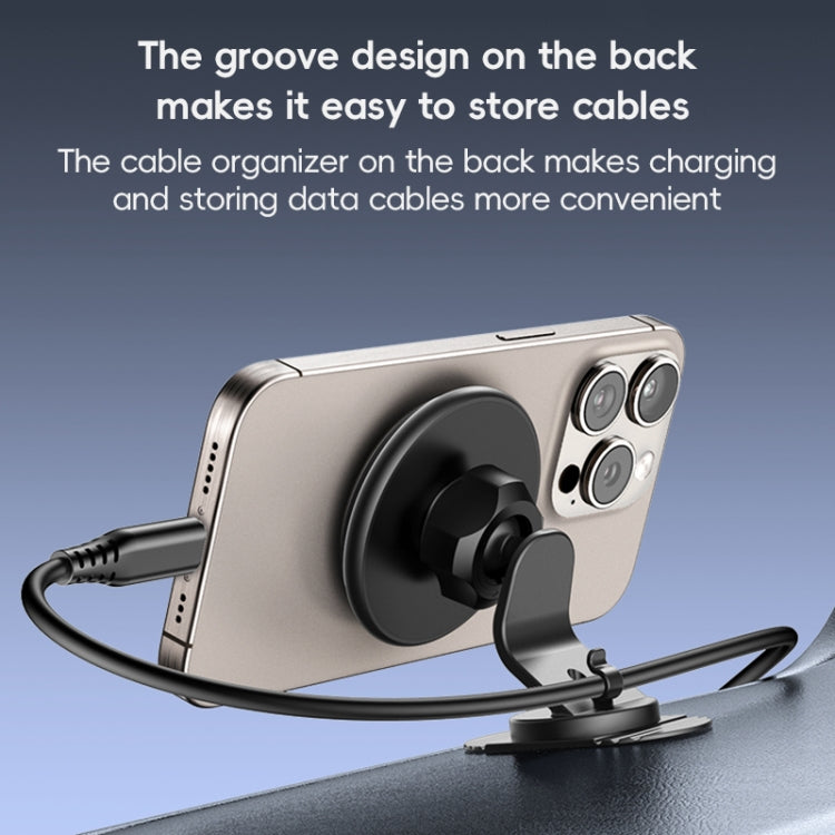 Yesido C220 Car Center Console MagSafe Magnetic Phone Holder(Black) - Universal Car Holders by Yesido | Online Shopping South Africa | PMC TechLife | Buy Now Pay Later Mobicred