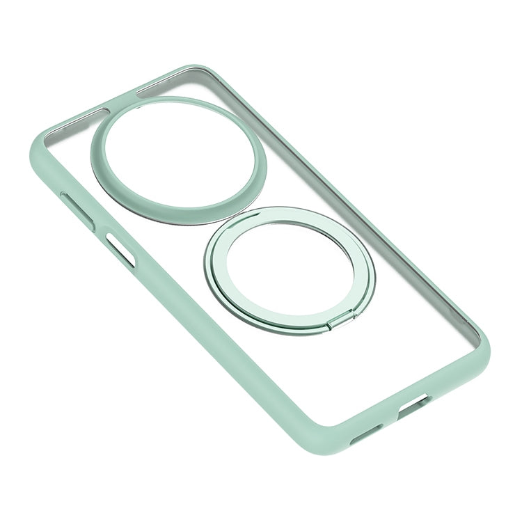 For Huawei Mate 70 Pro / 70 Pro+ Frosted 360 Degree Rotating Holder Phone Case(Green) - Huawei Cases by PMC TechLife | Online Shopping South Africa | PMC TechLife | Buy Now Pay Later Mobicred