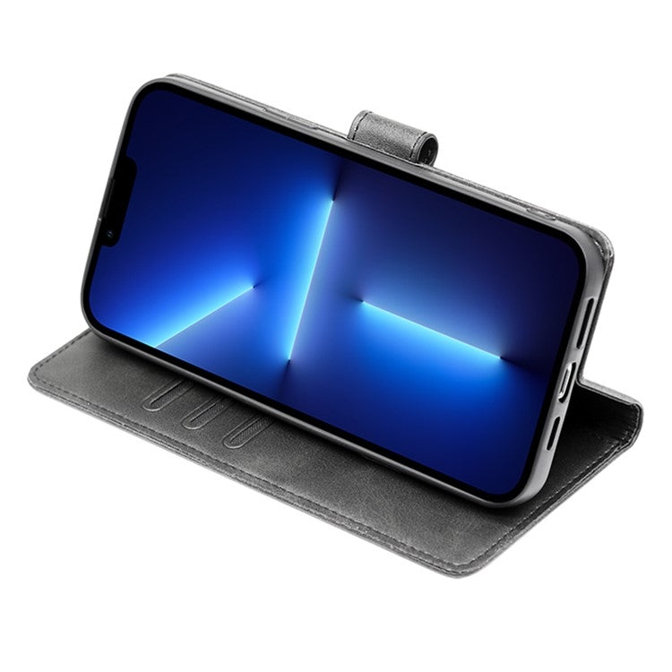 For Samsung Galaxy S25+ 5G Calf Texture Buckle Flip Leather Phone Case(Black) - Galaxy S25+ 5G Cases by PMC Jewellery | Online Shopping South Africa | PMC Jewellery | Buy Now Pay Later Mobicred