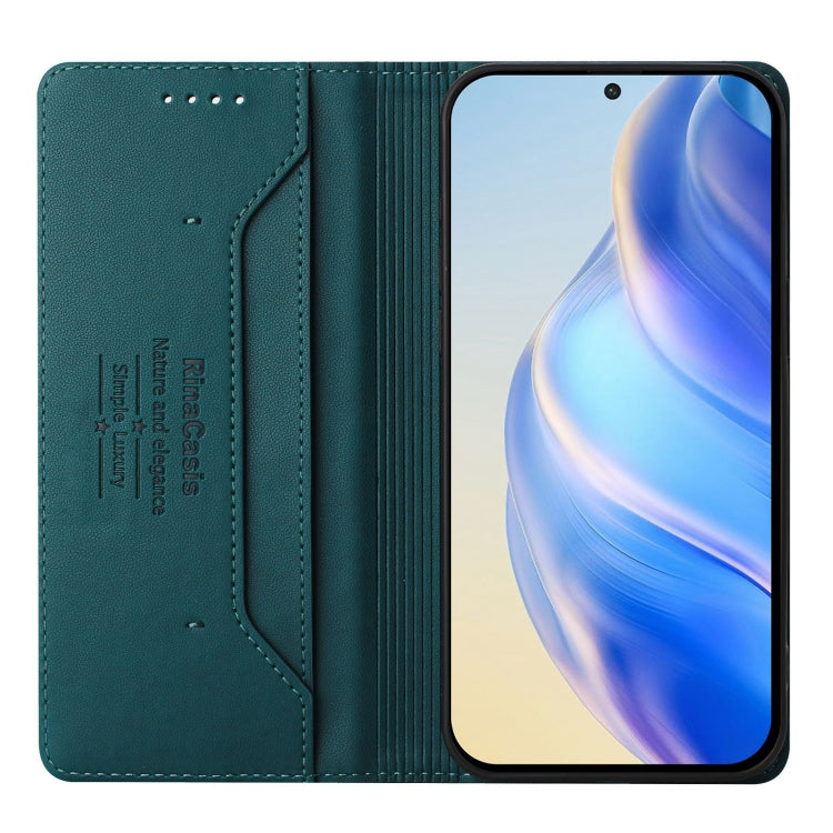 For Ulefone Note 18 Ultra 5G RC01 Dual-Folded Magnetic Suction RFID Leather Phone Case(Dark Green) - Ulefone Cases by PMC TechLife | Online Shopping South Africa | PMC TechLife | Buy Now Pay Later Mobicred