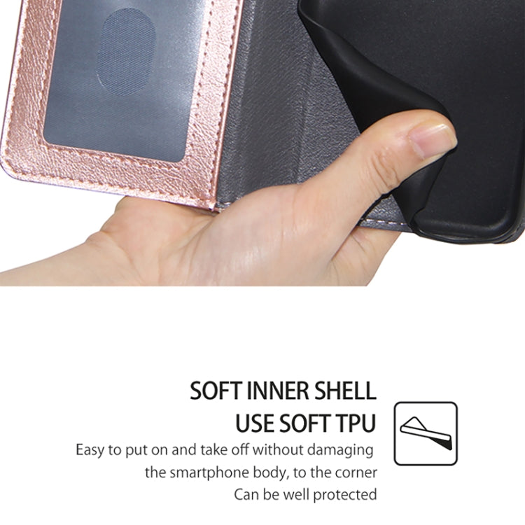 For Samsung Galaxy S25 5G Zipper Bag Leather Phone Case(Rose Gold) - Galaxy S25 5G Cases by PMC Jewellery | Online Shopping South Africa | PMC Jewellery | Buy Now Pay Later Mobicred