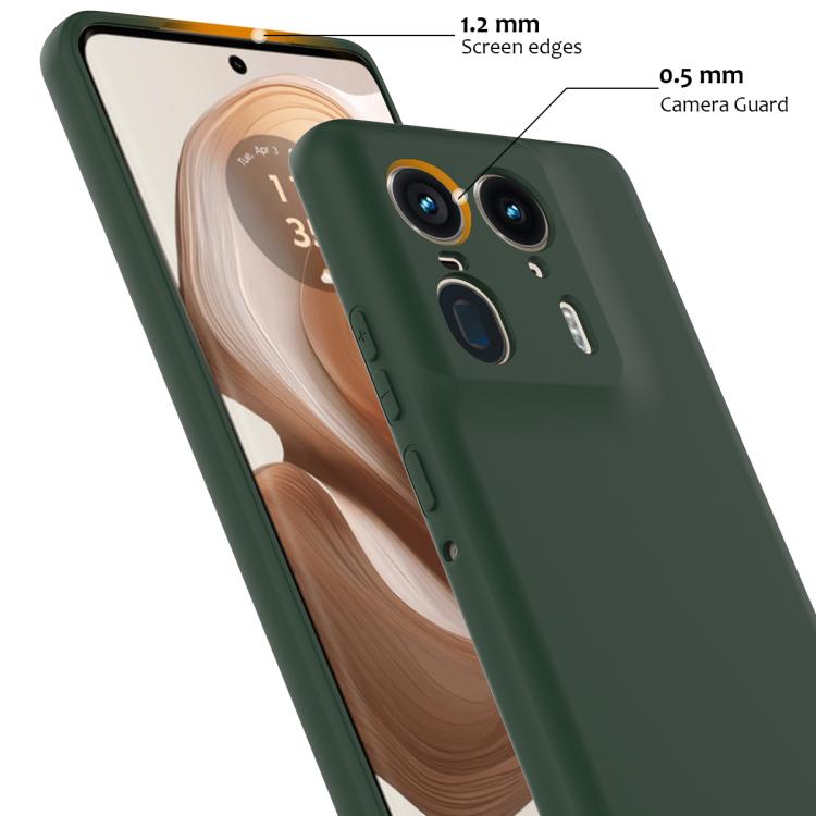 For Motorola Edge 50 Ultra Shockproof Silicone Magsafe Phone Case(Dark Green) - free shipping - PMC TechLife - Order now!