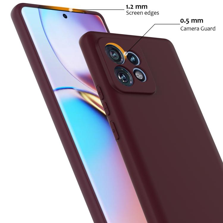 For Motorola Edge 40 Pro 5G Shockproof Silicone Magsafe Phone Case(Plum Color) - free shipping - PMC TechLife - Order now!