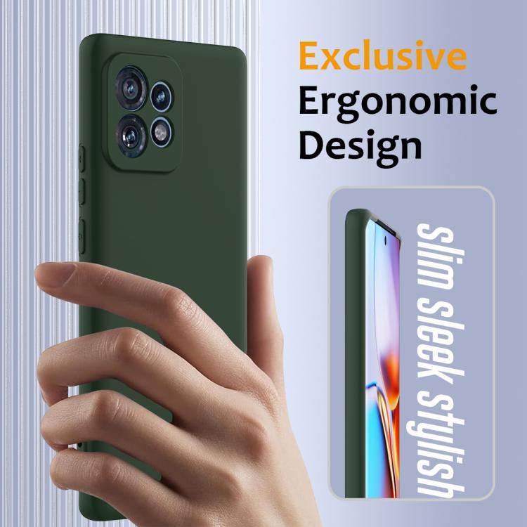 For Motorola Edge 40 Pro 5G Shockproof Silicone Magsafe Phone Case(Dark Green) - free shipping - PMC TechLife - Order now!