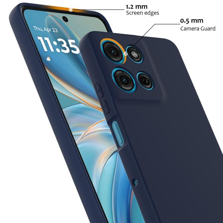 For Motorola Moto G75 5G Shockproof Silicone Magsafe Phone Case(Navy Blue) - free shipping - PMC TechLife - Order now!