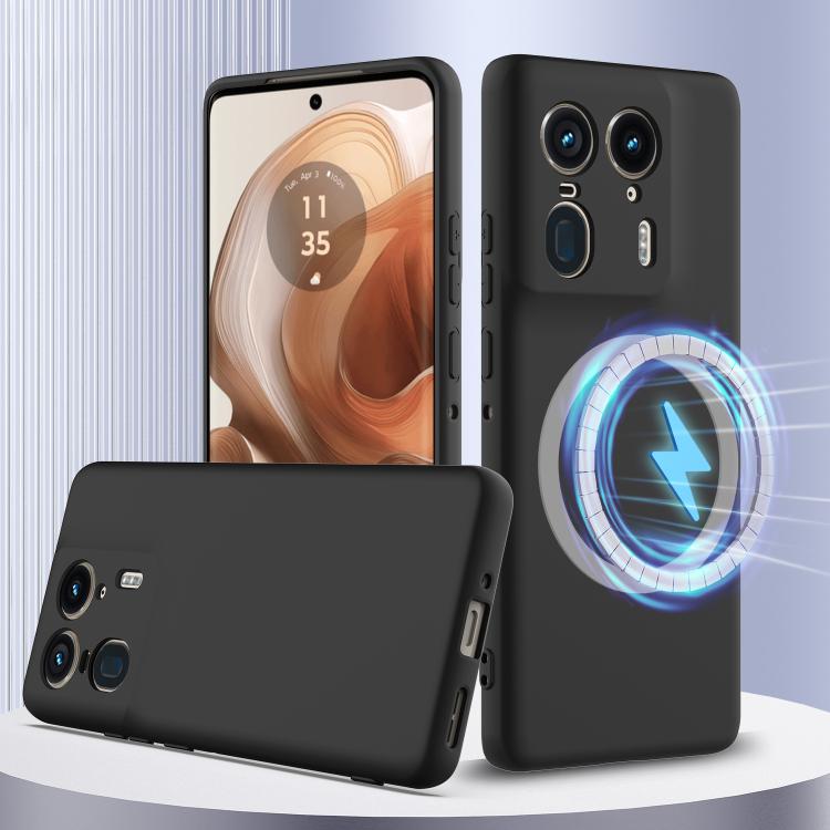 For Motorola Moto X50 Ultra Shockproof Silicone Magsafe Phone Case(Black) - free shipping - PMC TechLife - Order now!