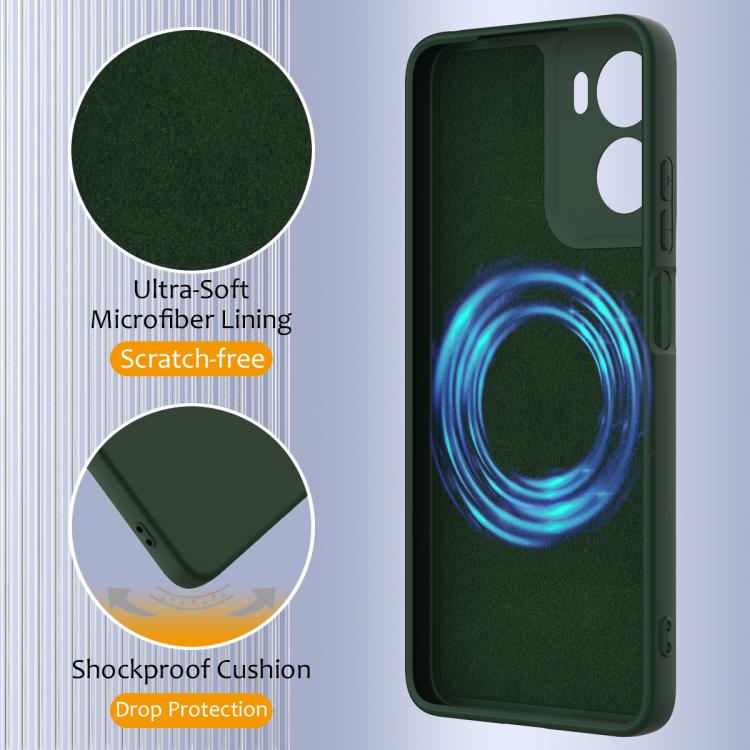 For Motorola Moto G05 / E15 Shockproof Silicone Magsafe Phone Case(Dark Green) - free shipping - PMC TechLife - Order now!