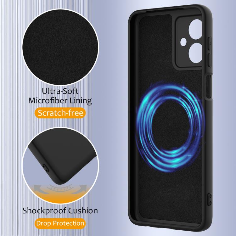 For Motorola Moto G54 / G54 Power Shockproof Silicone Magsafe Phone Case(Black) - free shipping - PMC TechLife - Order now!