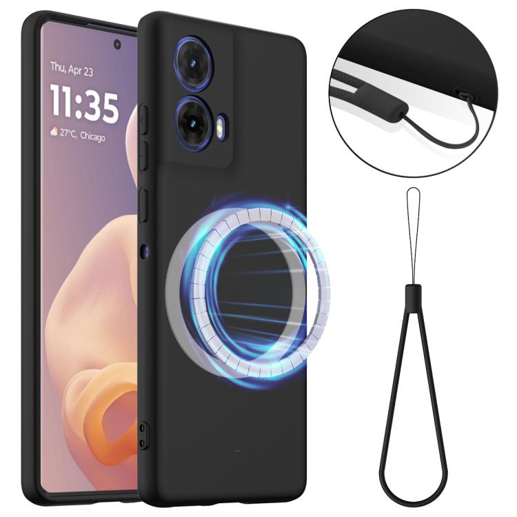 For Motorola Moto G34 / G45 5G Shockproof Silicone Magsafe Phone Case(Black) - free shipping - PMC TechLife - Order now!