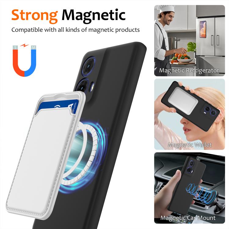 For Motorola Moto G34 / G45 5G Shockproof Silicone Magsafe Phone Case(Black) - free shipping - PMC TechLife - Order now!