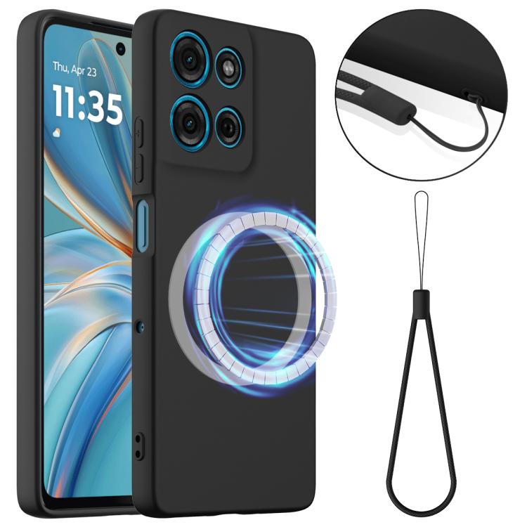 For Motorola Moto G 2025 5G Shockproof Silicone Magsafe Phone Case(Black) - free shipping - PMC TechLife - Order now!