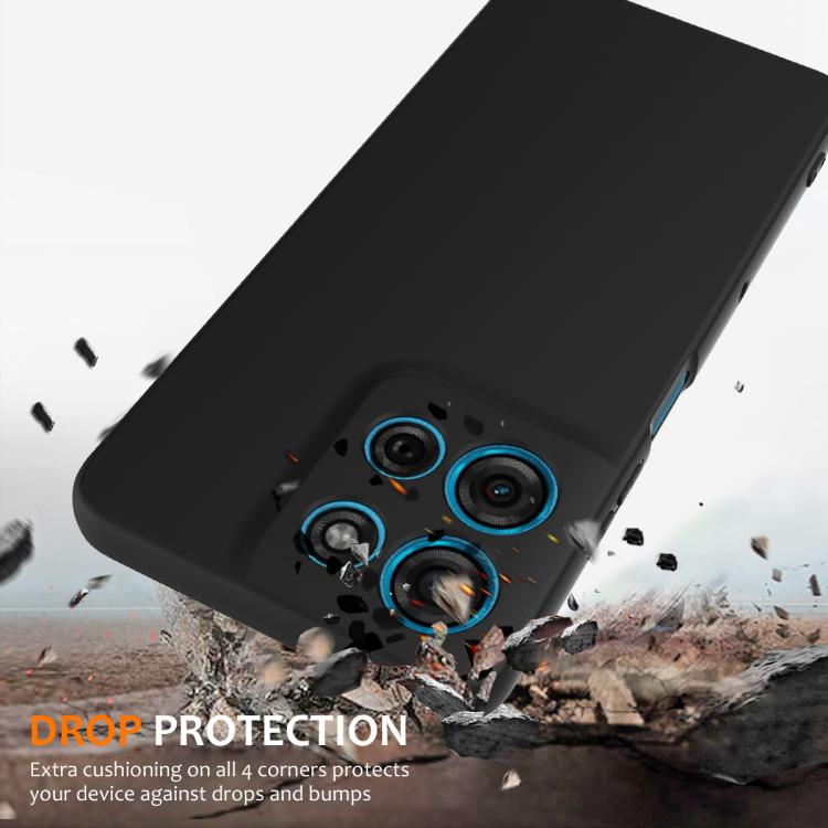 For Motorola Moto G 2025 5G Shockproof Silicone Magsafe Phone Case(Black) - free shipping - PMC TechLife - Order now!