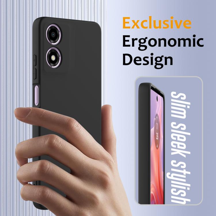 For Motorola Moto G04 / G04s / E14 4G Shockproof Silicone Magsafe Phone Case(Black) - free shipping - PMC TechLife - Order now!
