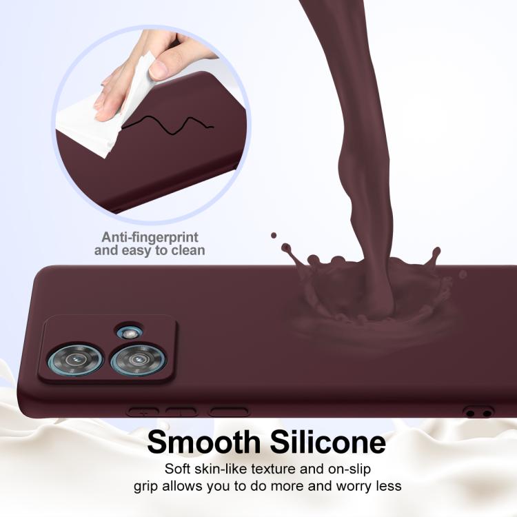 For Motorola Moto G84 Shockproof Silicone Magsafe Phone Case(Plum Color) - free shipping - PMC TechLife - Order now!