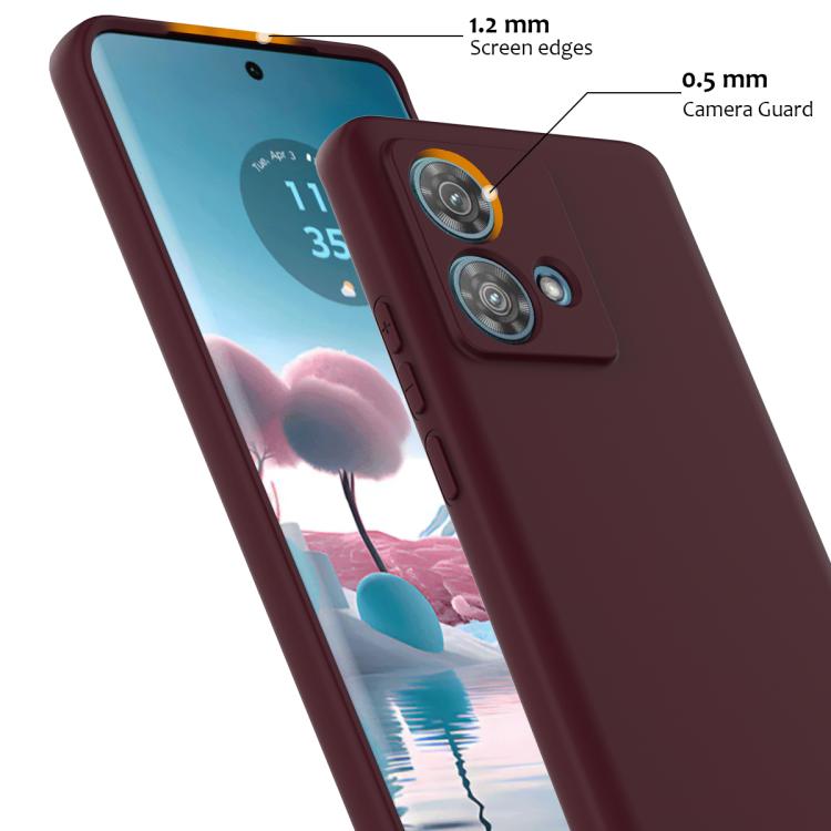 For Motorola Moto G84 Shockproof Silicone Magsafe Phone Case(Plum Color) - free shipping - PMC TechLife - Order now!