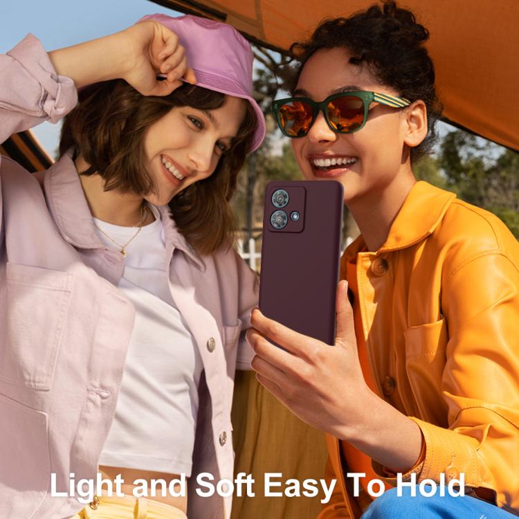 For Motorola Moto G84 Shockproof Silicone Magsafe Phone Case(Plum Color) - free shipping - PMC TechLife - Order now!