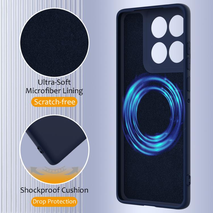 For Motorola Edge 60 Pro Shockproof Silicone Magsafe Phone Case(Navy Blue) - free shipping - PMC TechLife - Order now!