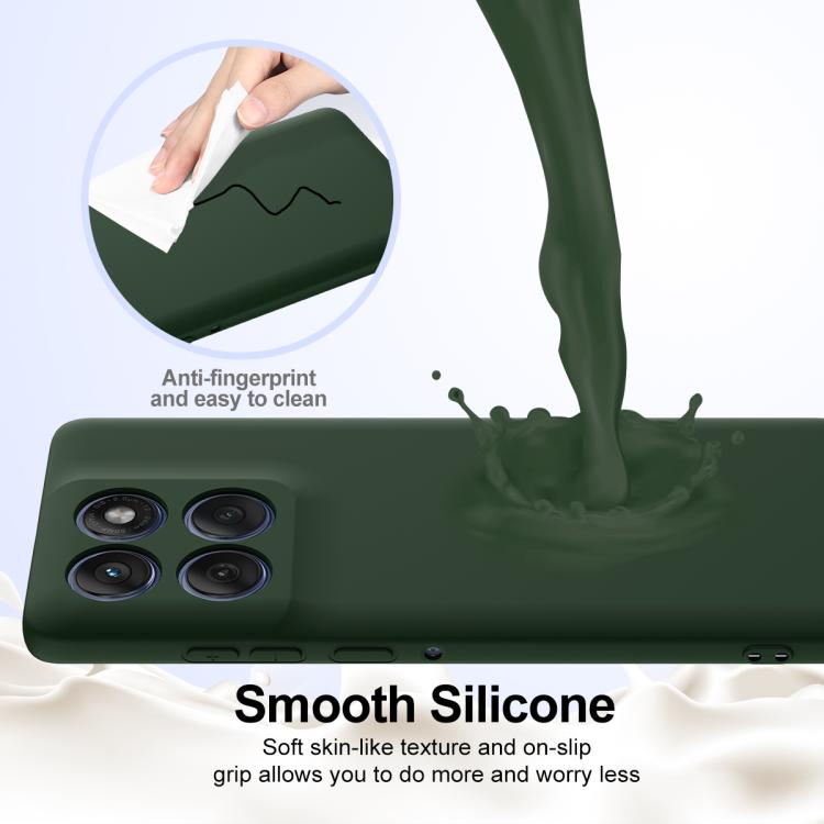 For Motorola Edge 2025 5G Shockproof Silicone Magsafe Phone Case(Dark Green) - free shipping - PMC TechLife - Order now!