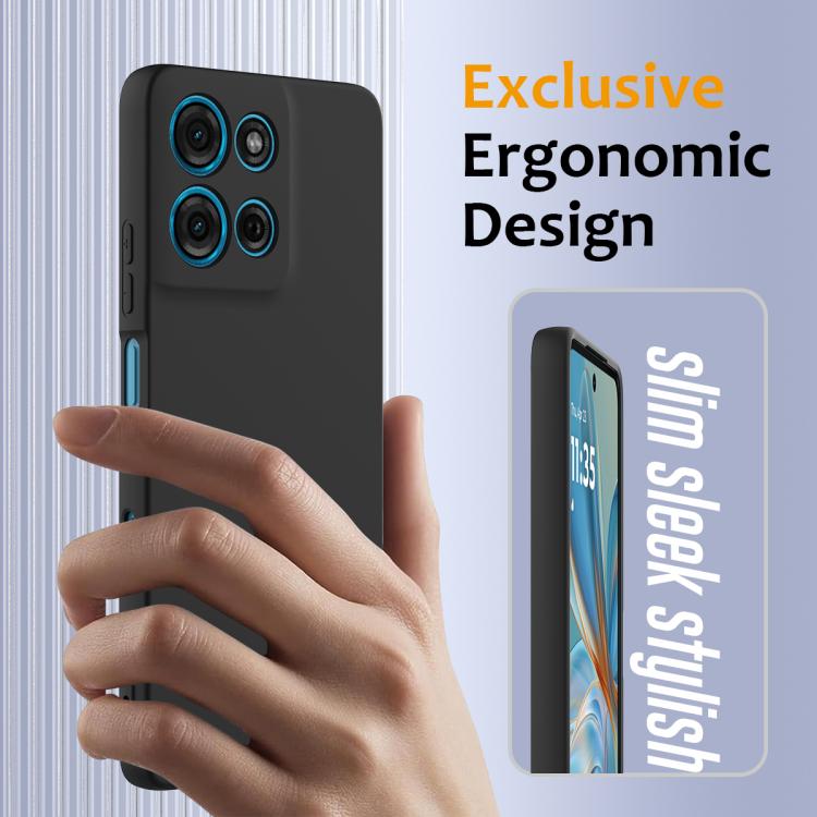 For Motorola Moto G86 5G Shockproof Silicone Magsafe Phone Case(Black) - free shipping - PMC TechLife - Order now!