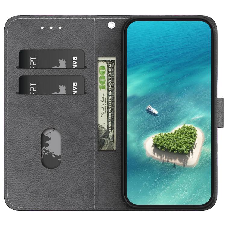 For iPhone 16e Crystal Texture Colored Drawing Leather Phone Case(Colored Leaves) - iPhone 16e Cases by PMC TechLife | Online Shopping South Africa | PMC TechLife | Buy Now Pay Later Mobicred