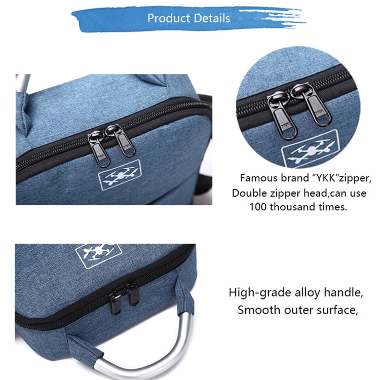 For DJI Mavic Air 2 Portable Oxford Cloth Shoulder Storage Bag Protective Box(Blue Black) - Carry Cases & Bags by PMC TechLife | Online Shopping South Africa | PMC TechLife | Buy Now Pay Later Mobicred