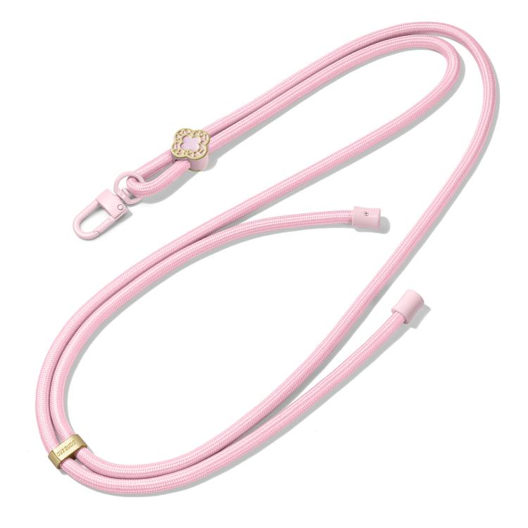 DUX DUCIS Garden Series Begonia Pattern Adjustable Crossbody Phone Lanyard(Light Pink) - Lanyards & Wrist Straps by DUX DUCIS | Online Shopping South Africa | PMc TechLife | Buy Now Pay Later Mobicred
