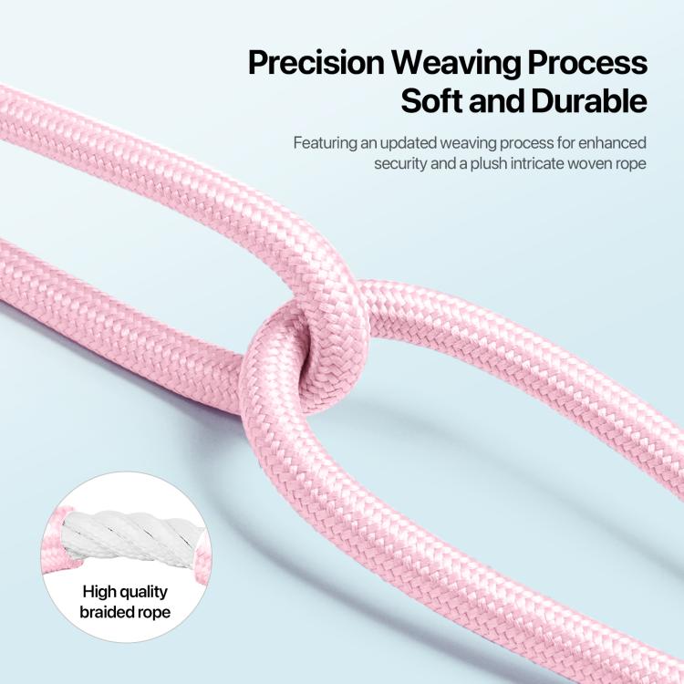 DUX DUCIS Garden Series Begonia Pattern Adjustable Crossbody Phone Lanyard(Light Pink) - Lanyards & Wrist Straps by DUX DUCIS | Online Shopping South Africa | PMc TechLife | Buy Now Pay Later Mobicred