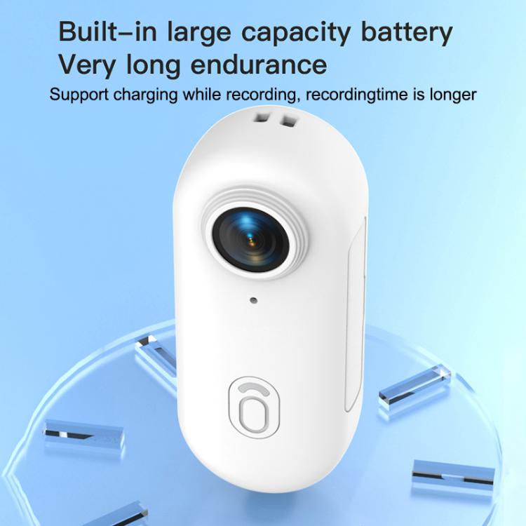 H88 4K Thumb Sports Camera Mini WiFi Camera, Specification:Simple Version(White) - Video Cameras by PMC TechLife | Online Shopping South Africa | PMC TechLife | Buy Now Pay Later Mobicred