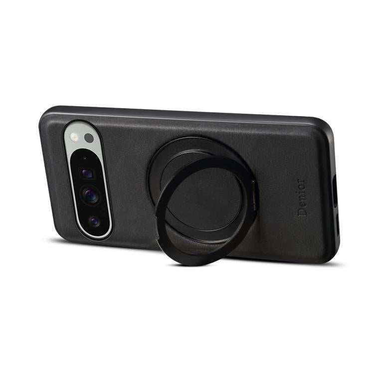 For Google Pixel 9 Pro XL Denior A14 Skin Feel Rotating Holder MagSafe Phone Case(Black) - free shipping - PMC TechLife - Order now!