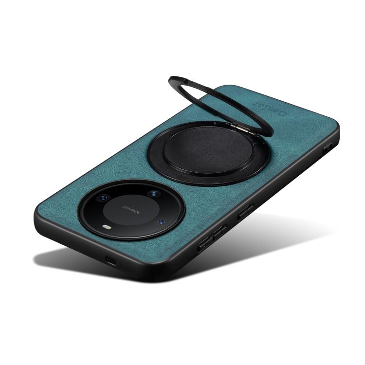 For Huawei Mate 60 Denior A14 Skin Feel Rotating Holder MagSafe Phone Case(Blue) - Huawei Cases by Denior | Online Shopping South Africa | PMC TechLife | Buy Now Pay Later Mobicred
