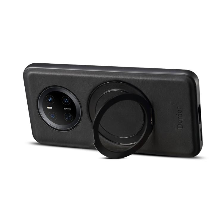 For Huawei Mate 70 Denior A14 Skin Feel Rotating Holder MagSafe Phone Case(Black) - free shipping - PMC TechLife - Order now!