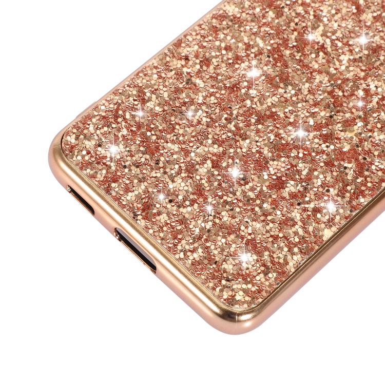 For Samsung Galaxy S25+ 5G Glitter Powder Shockproof TPU Phone Case(Gold) - Galaxy S25+ 5G Cases by PMC Jewellery | Online Shopping South Africa | PMC Jewellery | Buy Now Pay Later Mobicred