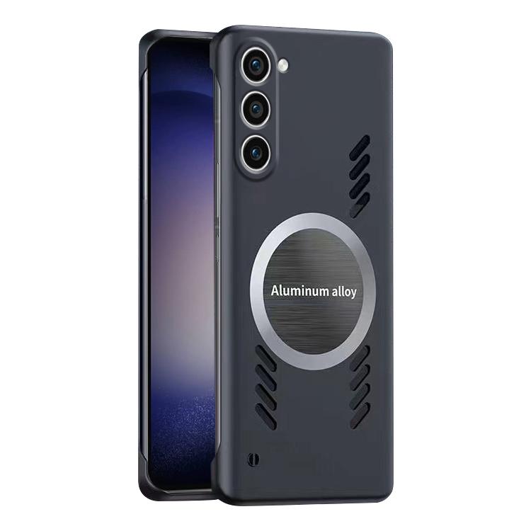 For Samsung Galaxy S23 5G All-inclusive Lens Frameless Graphene Cooling Phone Case(Black) - Galaxy S23 5G Cases by PMc TechLife | Online Shopping South Africa | PMc TechLife | Buy Now Pay Later Mobicred
