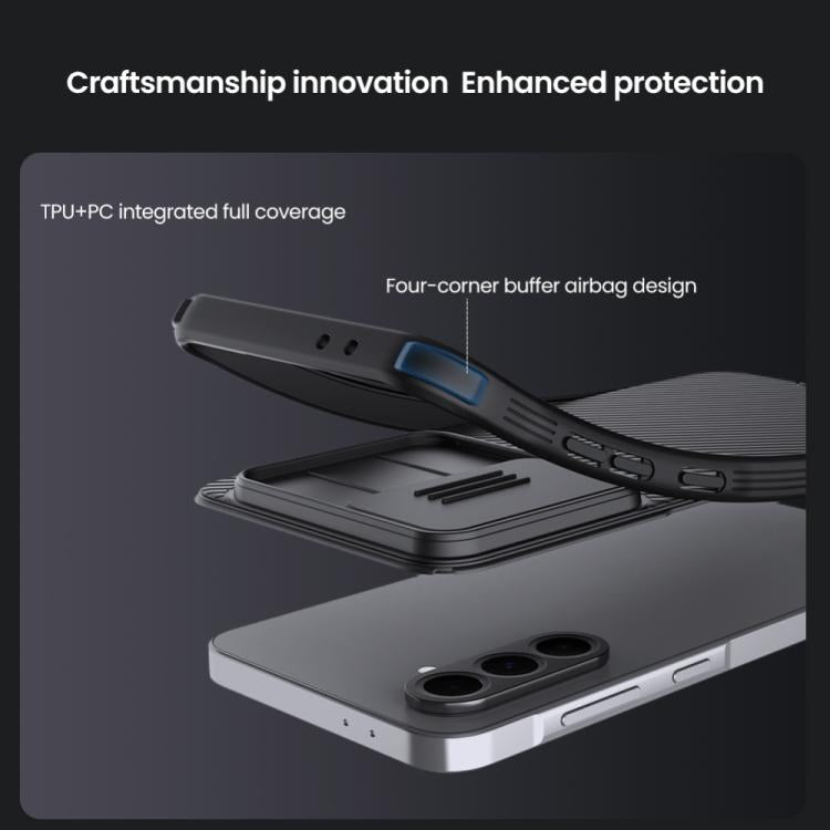 For Samsung Galaxy A56 5G NILLKIN Black Mirror Pro Series Camshield PC Phone Case(Black) - free shipping - PMc TechLife - Order now!