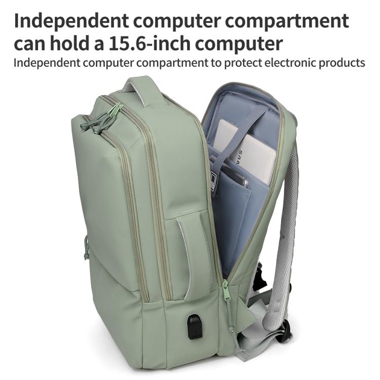 P960 Large Capacity Water Resistant Fashionable Backpack(Black) - Backpack by PMC TechLife | Online Shopping South Africa | PMC TechLife | Buy Now Pay Later Mobicred
