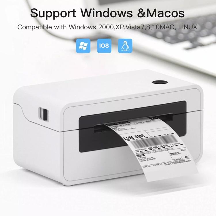 HPRT N41 Computer Version Express Electronic Waybill Printer, Plug:AU Plug(White) - Receipt Printers by PMC TechLife | Online Shopping South Africa | PMC TechLife | Buy Now Pay Later Mobicred
