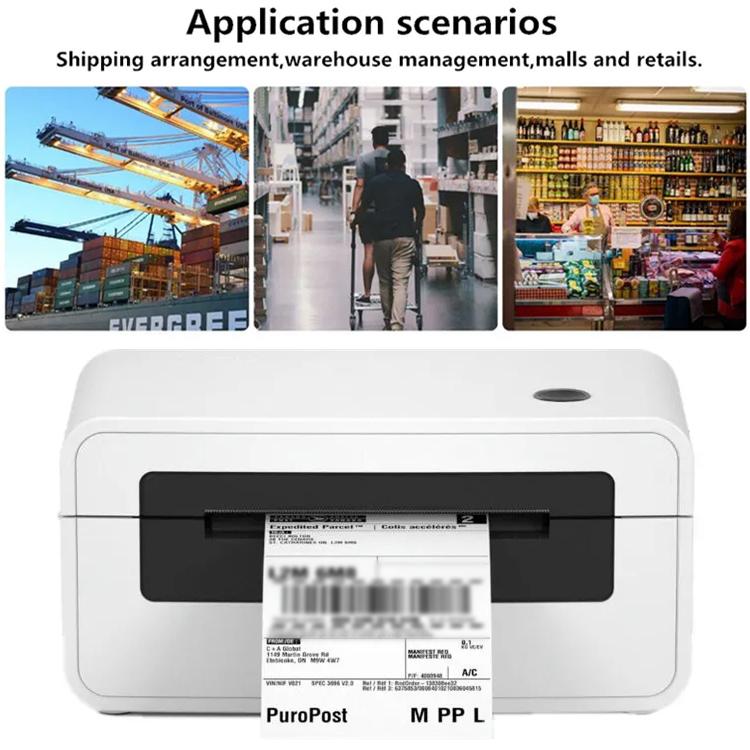 HPRT N41 Computer Version Express Electronic Waybill Printer, Plug:AU Plug(White) - Receipt Printers by PMC TechLife | Online Shopping South Africa | PMC TechLife | Buy Now Pay Later Mobicred