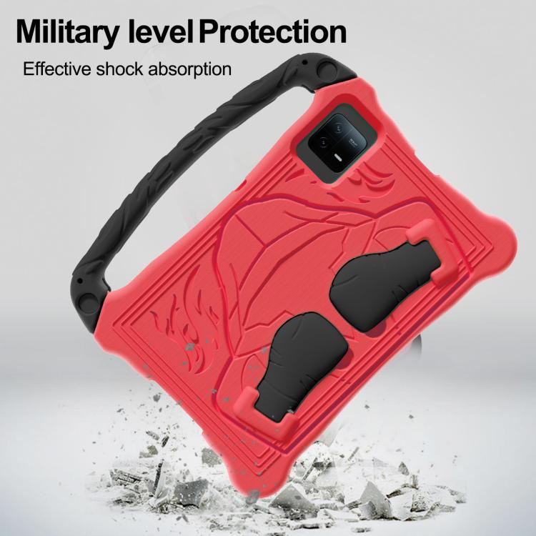 For Huawei MatePad SE 11 2024 Boxing Series Kickstand EVA Shockproof Tablet Case with Shoulder Strap(Red Black) - Huawei by PMC TechLife | Online Shopping South Africa | PMC TechLife | Buy Now Pay Later Mobicred